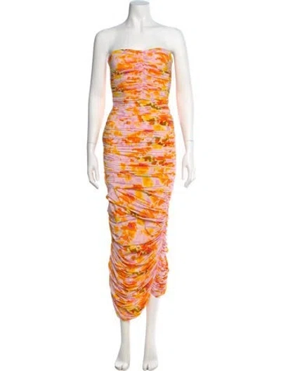 Pre-owned Alex Perry Printed Knee-length Dress W/ Tags In Multi
