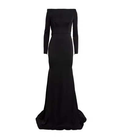 Alex Perry Garner Gown In Black