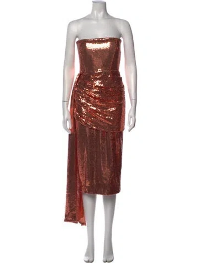 Pre-owned Alex Perry Sequin Knee-length Dress In Multi
