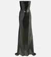 Alex Perry Sequined Corset Gown