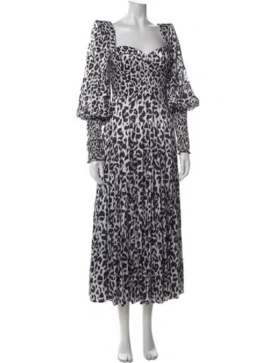 Pre-owned Alex Perry Silk Long Dress In Multi
