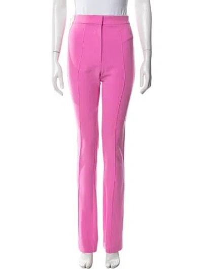 Pre-owned Alex Perry Silk Straight Leg Pants In Pink