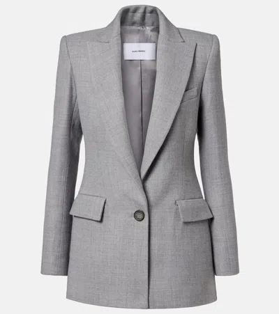 Alex Perry Single-breasted Blazer In Gray