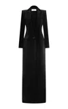 Alex Perry Single Breasted Velvet Blazer