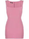 Alex Perry Square-neck Minidress In Pink