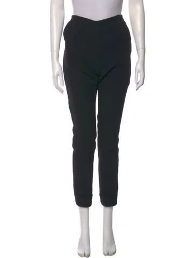 Pre-owned Alex Perry Straight Leg Pants In Black