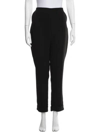 Pre-owned Alex Perry Straight Leg Pants In Black