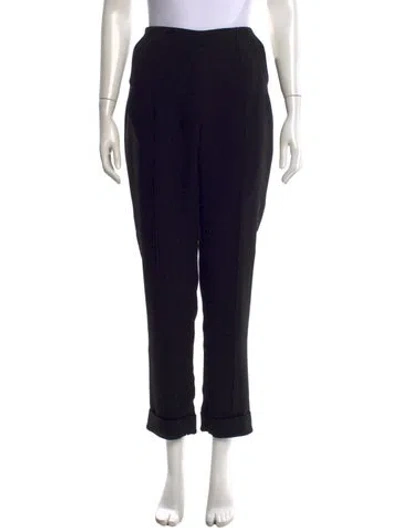 Pre-owned Alex Perry Straight Leg Pants In Black