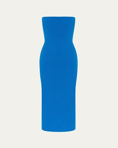Alex Perry Strapless Body-con Midi Dress