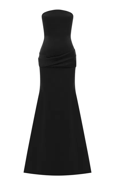 Alex Perry Strapless Corseted Gown