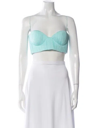 Pre-owned Alex Perry Strapless Crop Top In Pink