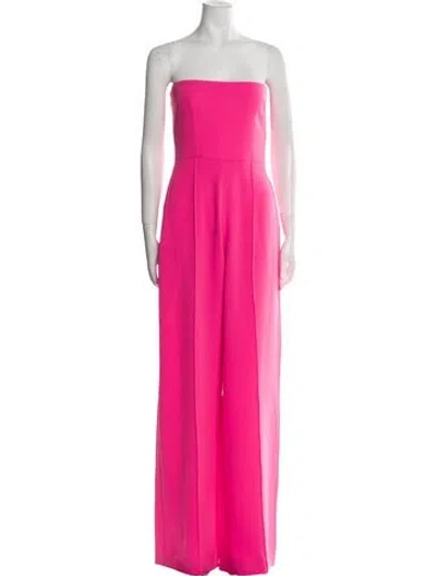 Pre-owned Alex Perry Strapless Jumpsuit In Pink