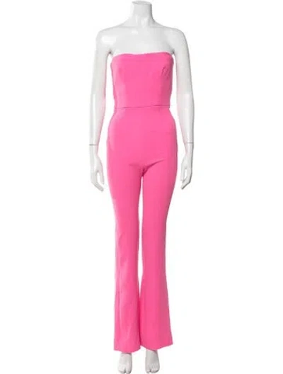Pre-owned Alex Perry Strapless Jumpsuit In Pink