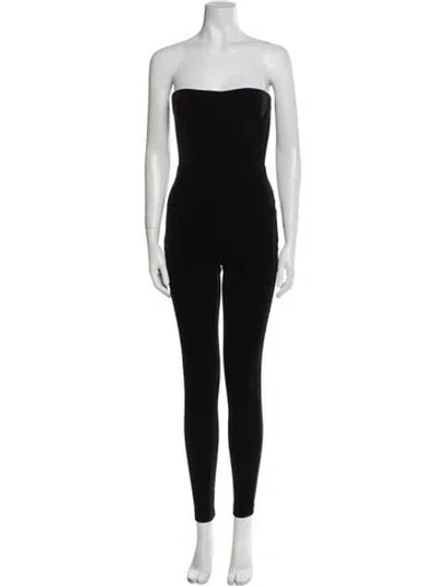 Pre-owned Alex Perry Strapless Jumpsuit W/ Tags In Black