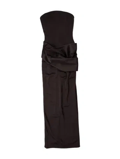 Pre-owned Alex Perry Strapless Long Dress In Purple