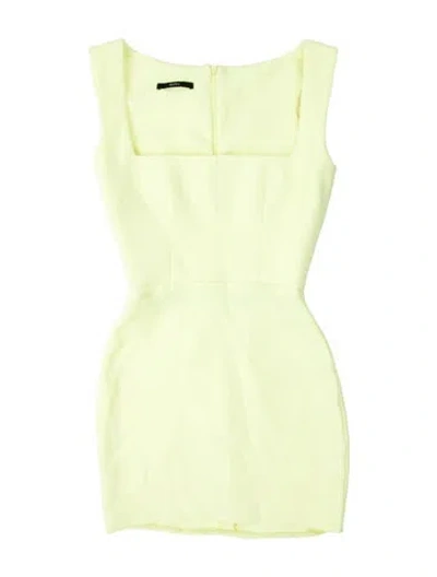 Pre-owned Alex Perry Strapless Mini Dress In Green