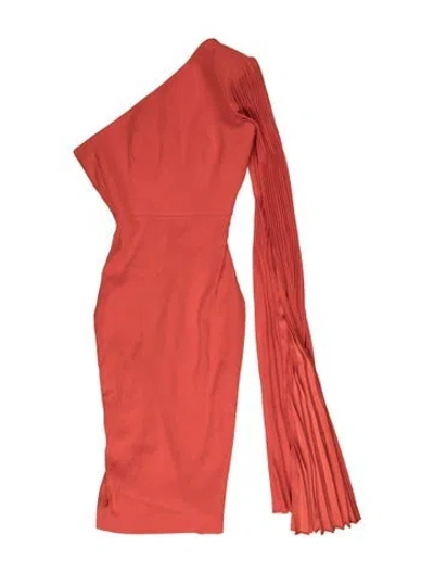 Pre-owned Alex Perry Strapless Mini Dress In Orange