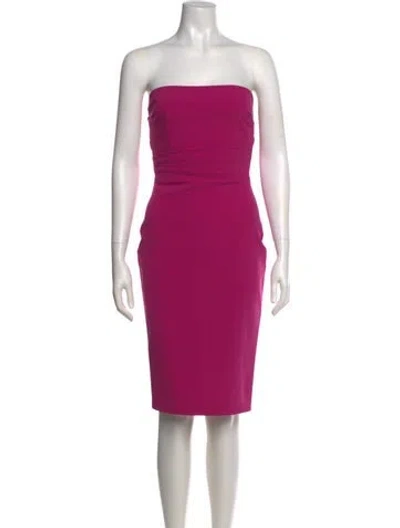Pre-owned Alex Perry Strapless Mini Dress In Pink