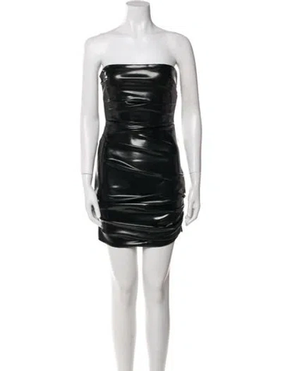 Pre-owned Alex Perry Strapless Mini Dress W/ Tags In Black