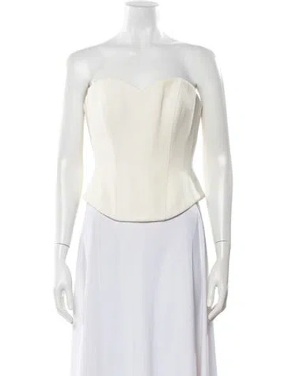 Pre-owned Alex Perry Strapless Top In Neutral