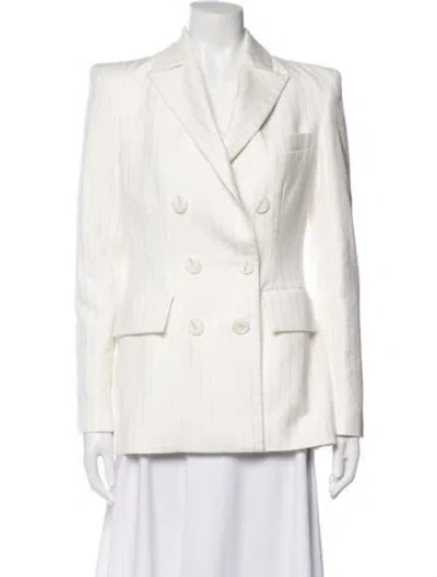 Pre-owned Alex Perry Striped Blazer In Neutrals