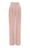 Alex Perry Tailored Satin Crepe Trousers In Neutral