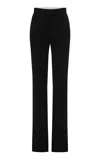 Alex Perry Tailored Wool Suiting Bootcut Pants In Black