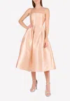 Alex Perry The Maeve A-line Midi Dress In Pink