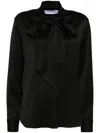 Alex Perry Tie Shirt In Black