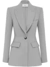 Alex Perry Wool-blend Blazer In Grey