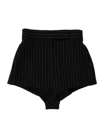 Pre-owned Alex Perry Wool Mini Shorts In Black