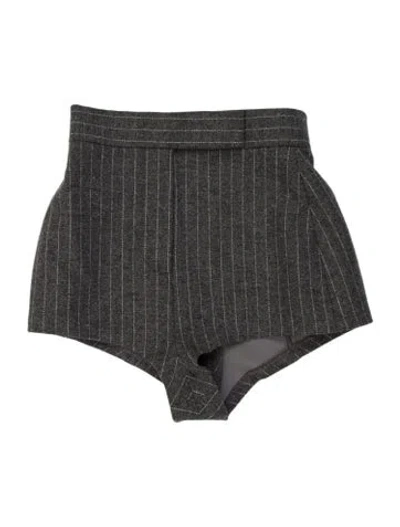 Pre-owned Alex Perry Wool Mini Shorts In Gray