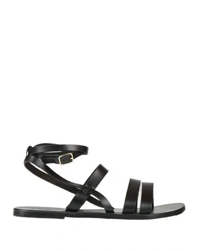Alex Rivière Studio X Manebí Woman Sandals Black Size 7 Leather