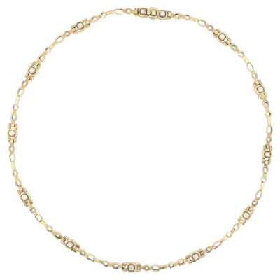 Pre-owned Alex Sepkus 18k Yellow Gold �diamond Path� Necklace � Luxury Designer Diamond