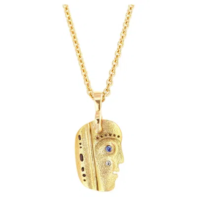 Pre-owned Alex Sepkus 18k Yellow Gold �till We Have Faces� Pendant Necklace