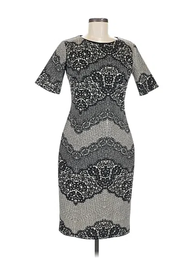Pre-owned Alexa B Cocktail Dress In Gray