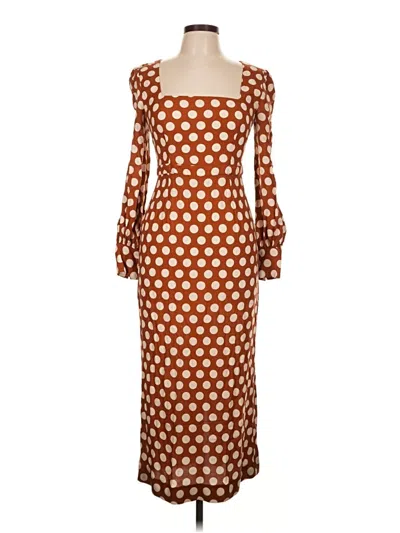 Pre-owned Alexa Chung Cocktail Dress In Brown