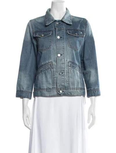 Pre-owned Alexa Chung Denim Jacket In Blue