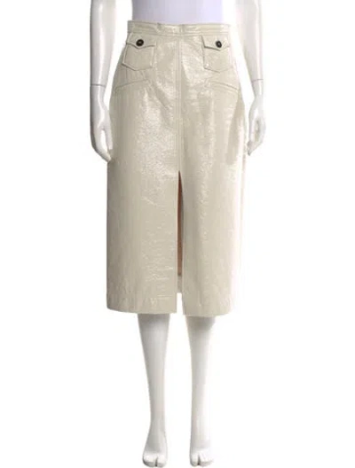 Pre-owned Alexa Chung Midi Length Skirt In Neutral