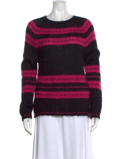 Pre-owned Alexa Chung Mohair Striped Sweater In Multi
