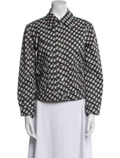 Pre-owned Alexa Chung Printed Blazer In Multi