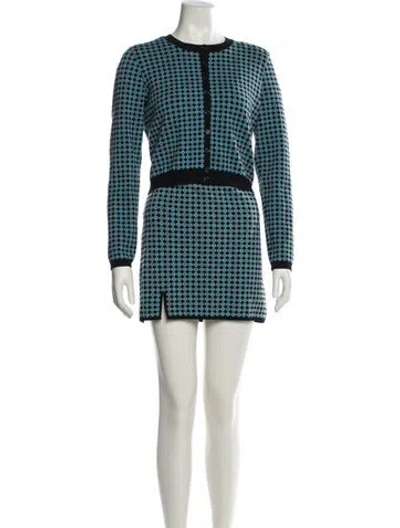 Pre-owned Alexa Chung Printed Skirt Set In Neutral