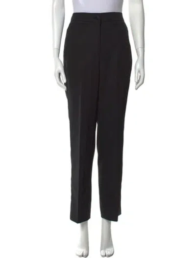 Pre-owned Alexa Chung Straight Leg Pants W/ Tags In Black