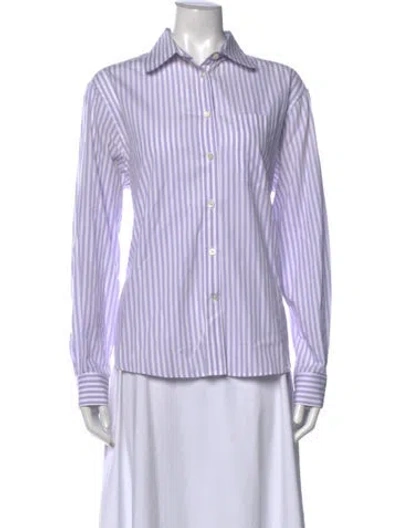 Pre-owned Alexa Chung Striped Long Sleeve Top In Multi