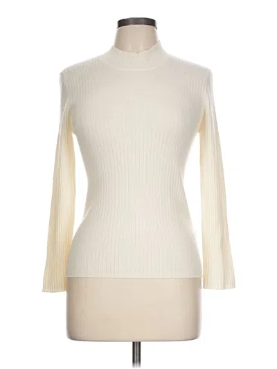 Pre-owned Alexa Chung Turtleneck Sweater In White