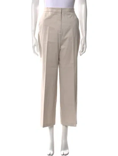 Pre-owned Alexa Chung Wide Leg Pants In Neutral