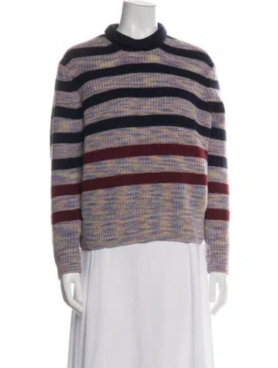 Pre-owned Alexa Chung Wool Striped Sweater In Multi
