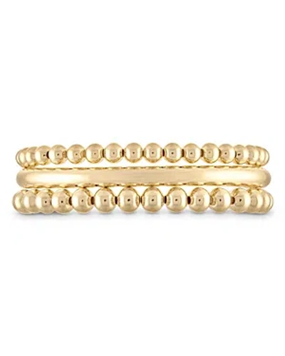 Alexa Leigh Bangle & Ball Beaded Stretch Bracelets, Set Of 3 - 100% Exclusive In Gold