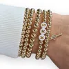 Alexa Leigh Custom Kkg Bracelet In Gold In Gold