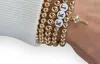 Alexa Leigh Custom Kkg Bracelet In Gold In Gold